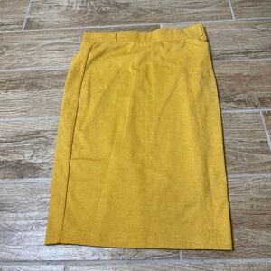 Yellow Women's Pencil Skirt